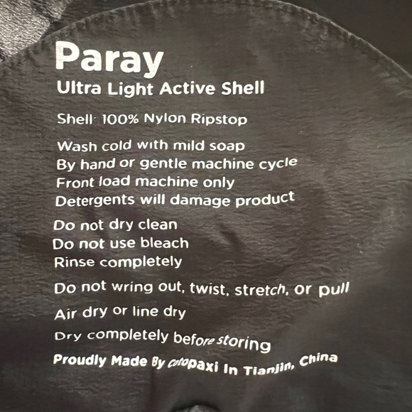 Cotopaxi Lightweight Windbreaker Jacket Black Men’s S - Picture 6 of 8